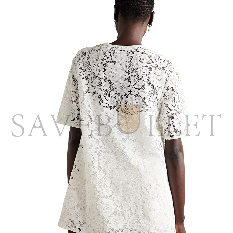 GUCCI PRINTED CORDED LACE T-SHIRT 788990